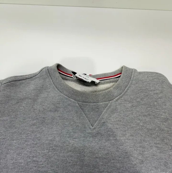 Thom Browne Thom Browne Classic Gray Crewneck Sweatshirt Size US S / EU 44-46 / 1 - 10 Thumbnail