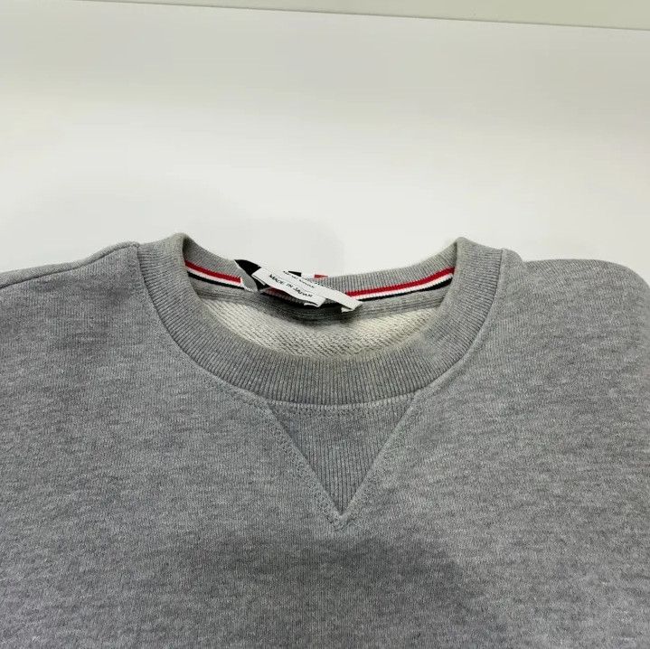 Thom Browne Thom Browne Classic Gray Crewneck Sweatshirt Size US S / EU 44-46 / 1 - 9 Thumbnail