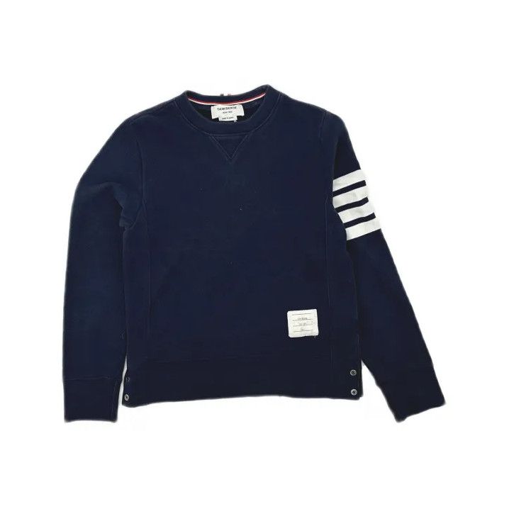 Thom Browne Thom Browne Classic Striped Crewneck Sweatshirt Size US S / EU 44-46 / 1 - 2 Thumbnail