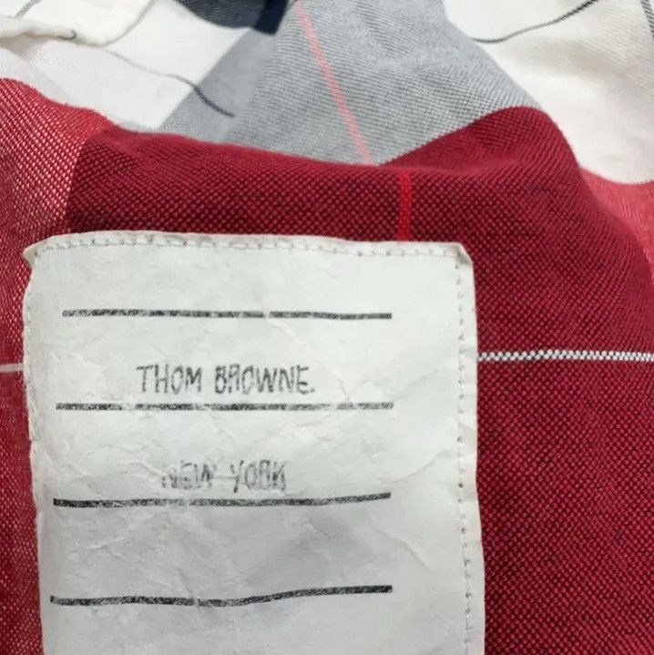 Thom Browne Thom Browne Plaid Long Sleeve Shirt Size US S / EU 44-46 / 1 - 5 Thumbnail