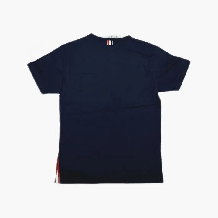 Thom Browne Thom Browne Navy Blue Short Sleeve T-Shirt Size US XS / EU 42 / 0 - 3 Thumbnail