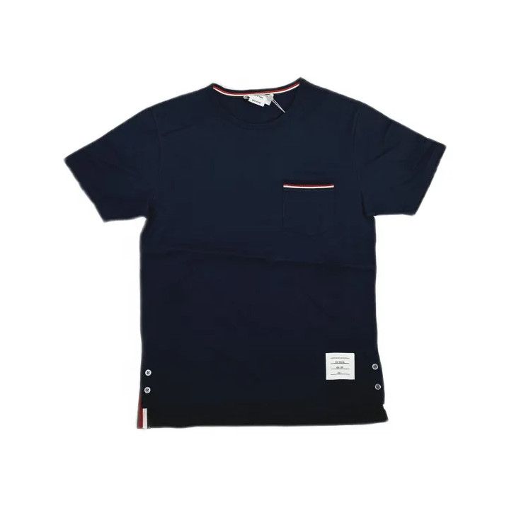 Thom Browne Thom Browne Navy Blue Short Sleeve T-Shirt Size US XS / EU 42 / 0 - 2 Thumbnail