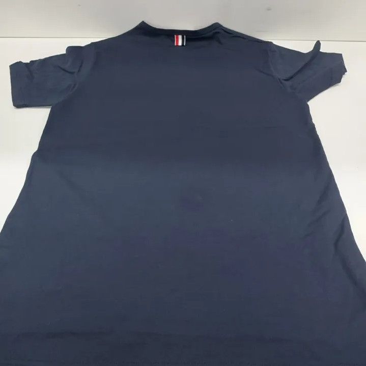 Thom Browne Thom Browne Navy Blue Short Sleeve T-Shirt Size US XS / EU 42 / 0 - 9 Thumbnail