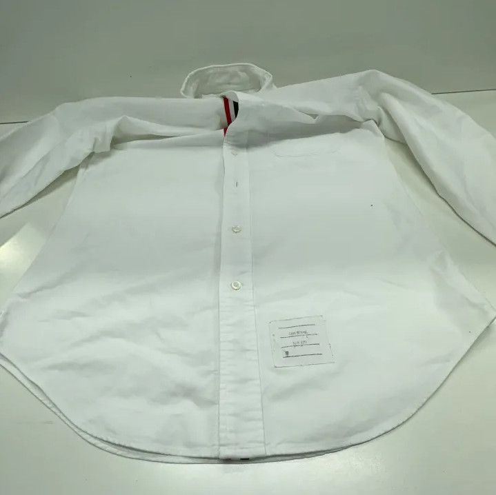 Thom Browne Thom Browne Classic Long Sleeve Oxford Shirt Size US M / EU 48-50 / 2 - 8 Thumbnail