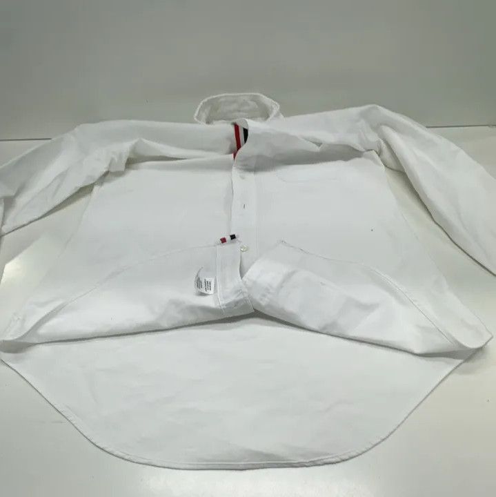 Thom Browne Thom Browne Classic Long Sleeve Oxford Shirt Size US M / EU 48-50 / 2 - 9 Thumbnail