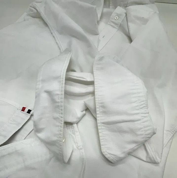 Thom Browne Thom Browne Classic Long Sleeve Oxford Shirt Size US M / EU 48-50 / 2 - 11 Thumbnail