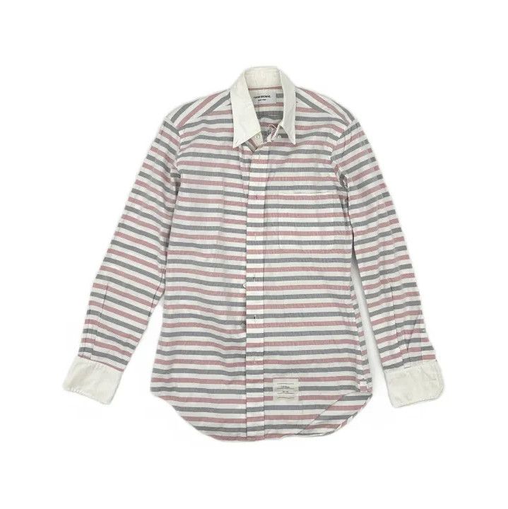 Thom Browne Thom Browne Striped Long Sleeve Shirt for All Size US S / EU 44-46 / 1 - 2 Thumbnail