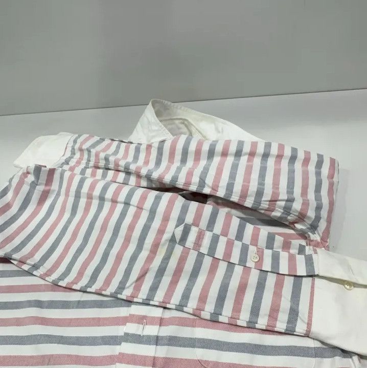 Thom Browne Thom Browne Striped Long Sleeve Shirt for All Size US S / EU 44-46 / 1 - 13 Thumbnail