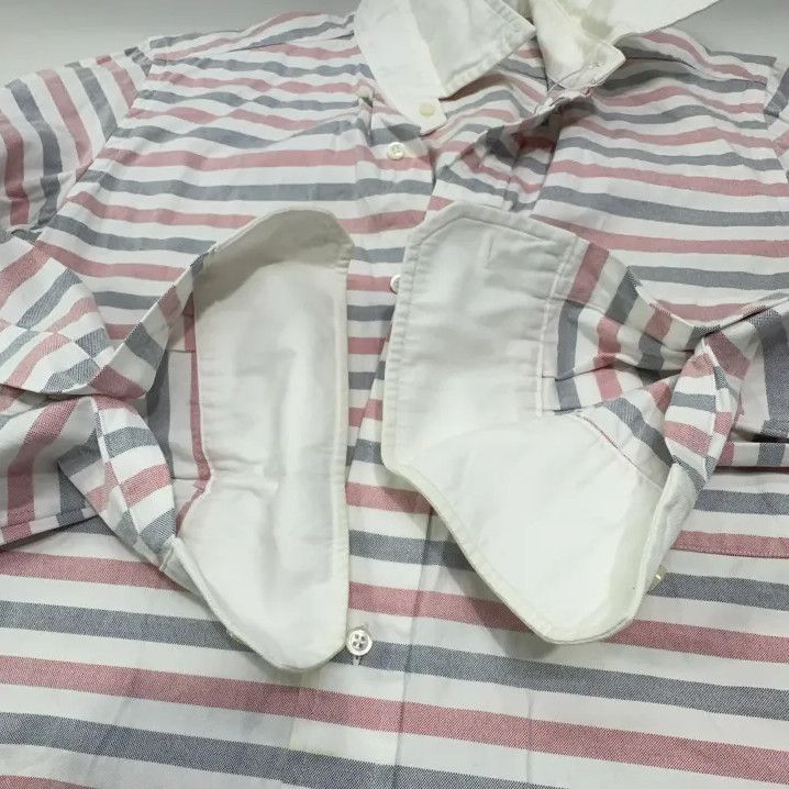 Thom Browne Thom Browne Striped Long Sleeve Shirt for All Size US S / EU 44-46 / 1 - 15 Thumbnail