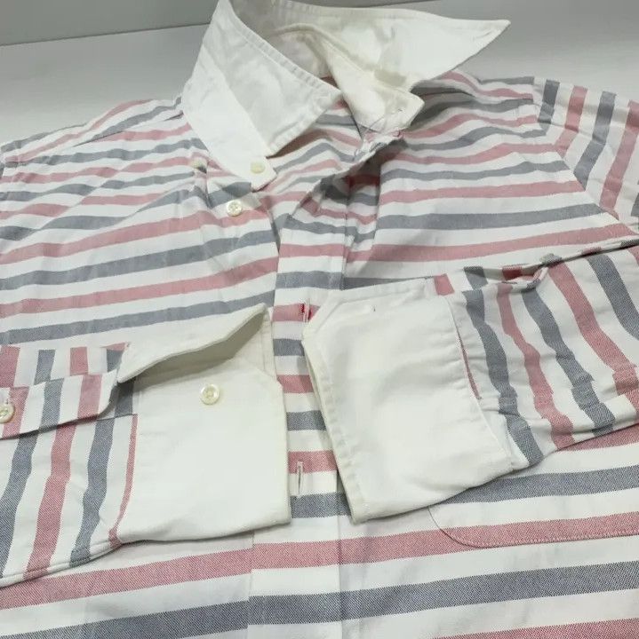 Thom Browne Thom Browne Striped Long Sleeve Shirt for All Size US S / EU 44-46 / 1 - 14 Thumbnail