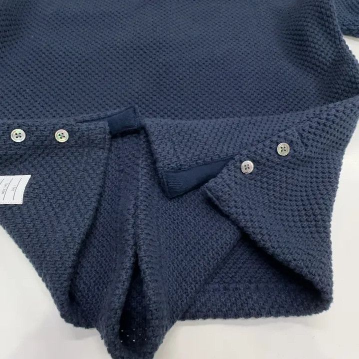 Thom Browne Thom Browne Casual Navy Short Sleeve Polo Shirt Size US S / EU 44-46 / 1 - 10 Thumbnail