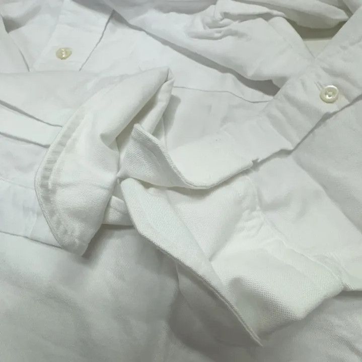 Thom Browne Thom Browne Classic Long Sleeve Shirt in White Size US S / EU 44-46 / 1 - 11 Thumbnail