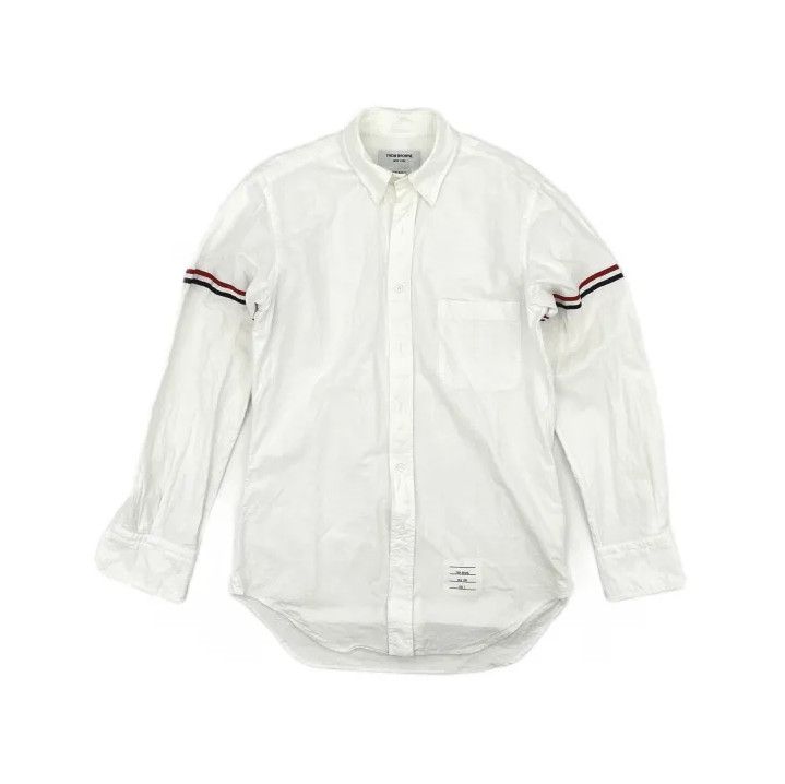 Thom Browne Thom Browne Striped Long Sleeve Shirt Size US S / EU 44-46 / 1 - 2 Thumbnail