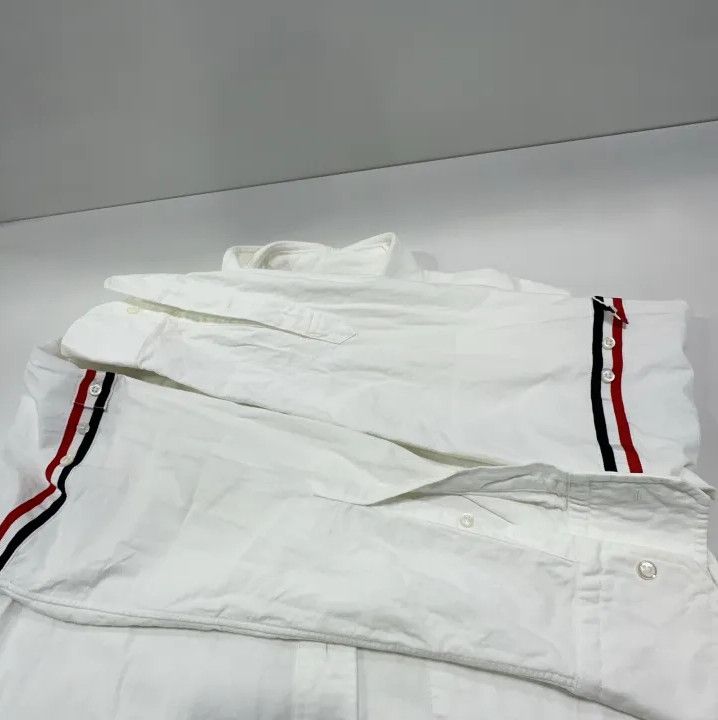 Thom Browne Thom Browne Striped Long Sleeve Shirt Size US S / EU 44-46 / 1 - 10 Thumbnail