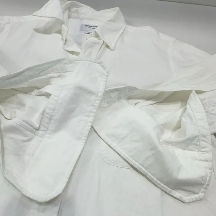Thom Browne Thom Browne Striped Long Sleeve Shirt Size US S / EU 44-46 / 1 - 12 Thumbnail