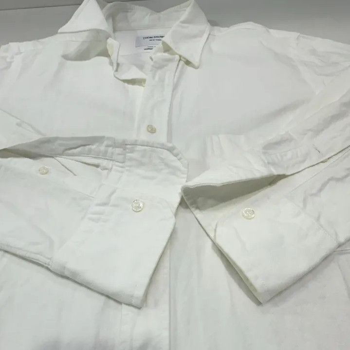Thom Browne Thom Browne Striped Long Sleeve Shirt Size US S / EU 44-46 / 1 - 11 Thumbnail