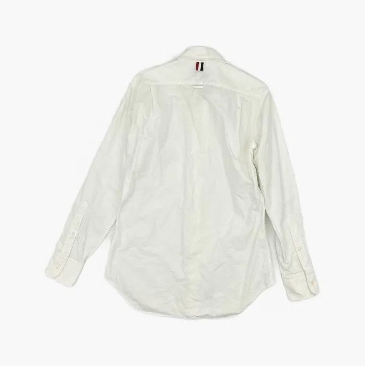 Thom Browne Thom Browne White Long Sleeve Casual Shirt Size US M / EU 48-50 / 2 - 3 Thumbnail