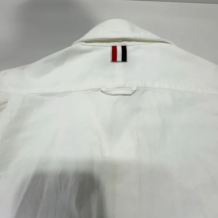 Thom Browne Thom Browne White Long Sleeve Casual Shirt Size US M / EU 48-50 / 2 - 8 Thumbnail