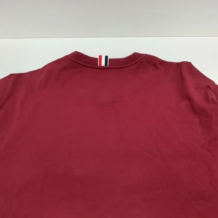 Thom Browne Thom Browne Red Long Sleeve T-shirt Size US L / EU 52-54 / 3 - 15 Thumbnail