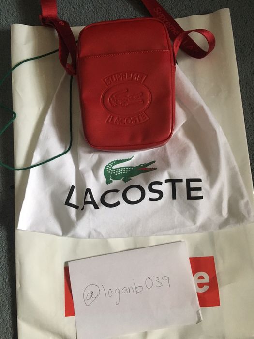 Supreme SUPREME X LACOSTE shoulder Bag Grailed