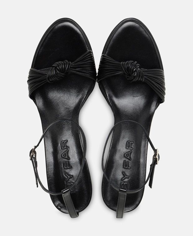 By Far Egon black creased calf leather Pumps Size US 6 / IT 36 - 3 Thumbnail