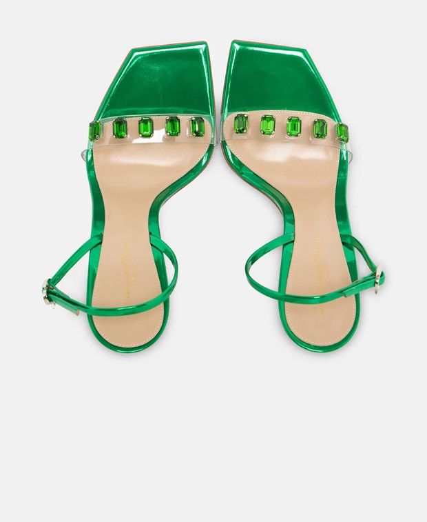 Gianvito Rossi Ribbon Candy Heeled sandals Size US 7 / IT 37 - 3 Thumbnail