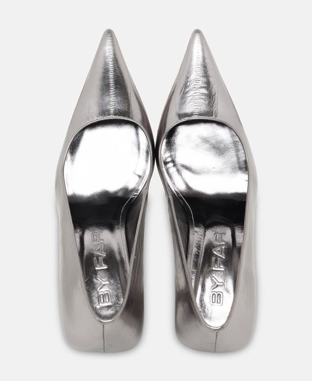 By Far Viva Inox Eel Pumps Size US 6 / IT 36 - 3 Thumbnail
