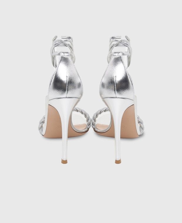 Gianvito Rossi Crystal leomi Heeled sandals Size US 6 / IT 36 - 2 Thumbnail