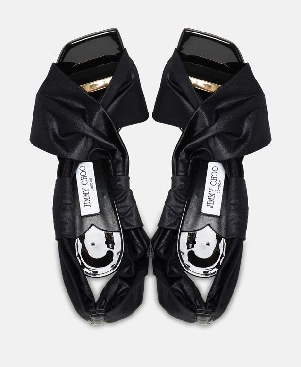 Jimmy Choo Neoma 110 Ankle strap sandals Size US 7.5 / IT 37.5 - 3 Thumbnail
