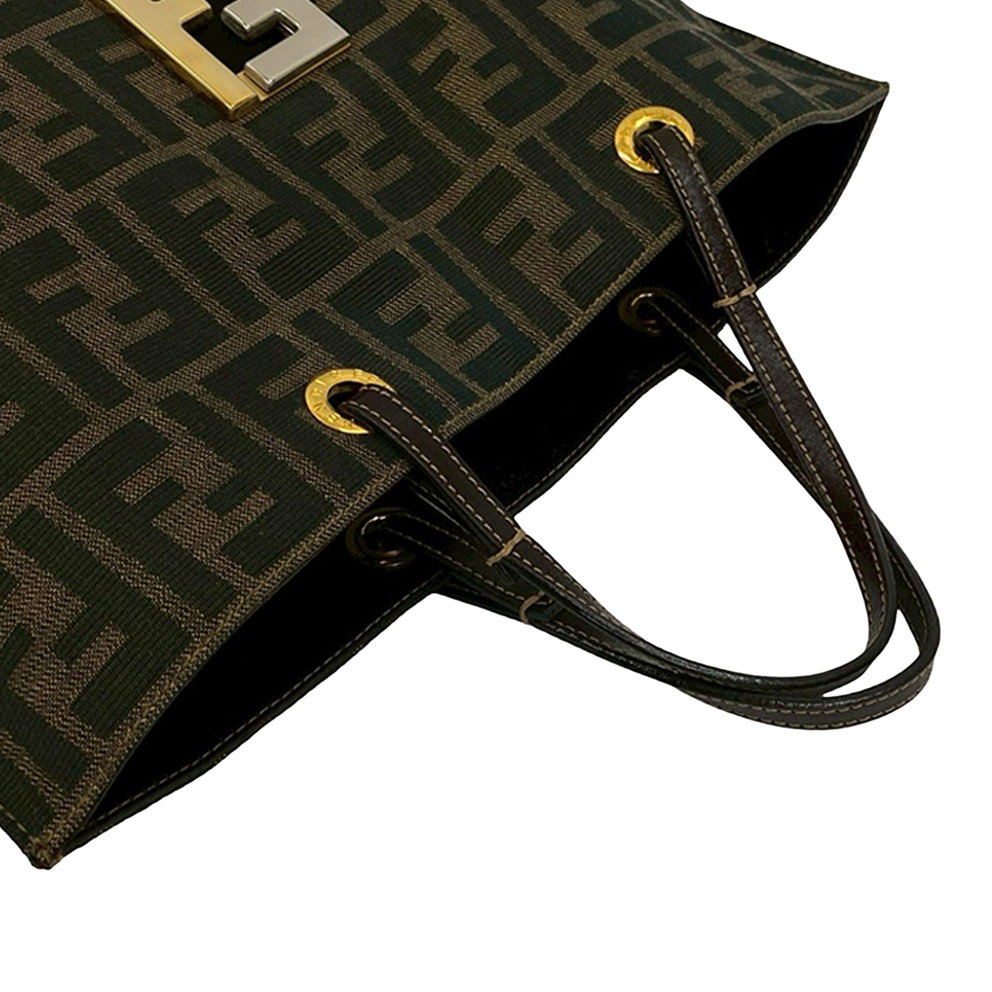 Fendi Fendi Zucca Canvas Tote Size ONE SIZE - 8 Thumbnail
