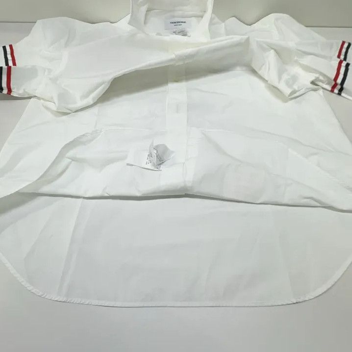 Thom Browne Thom Browne Classic Stripe Long Sleeve Shirt Size US L / EU 52-54 / 3 - 15 Thumbnail