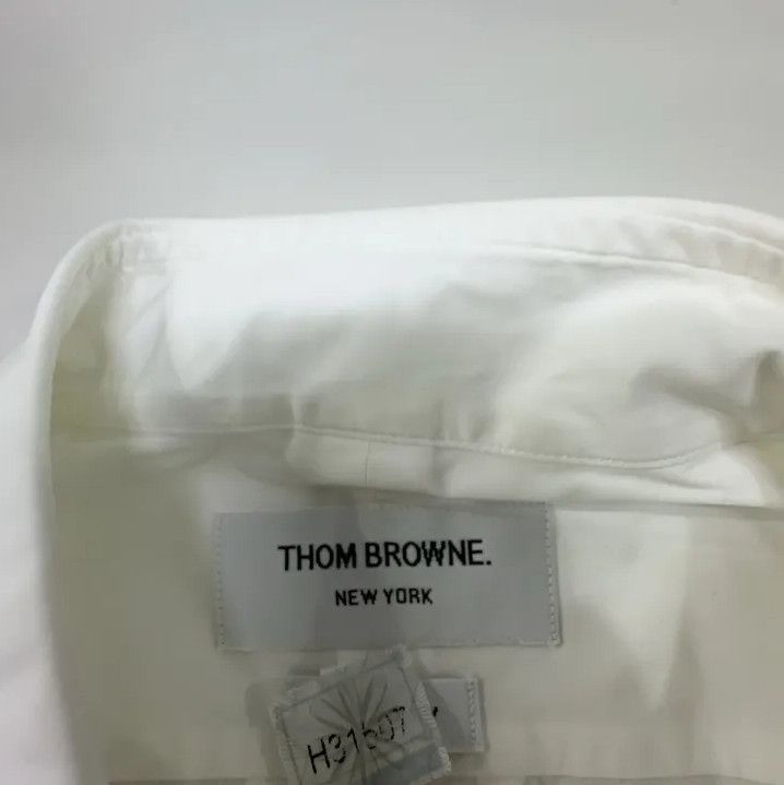 Thom Browne Thom Browne Classic Stripe Long Sleeve Shirt Size US L / EU 52-54 / 3 - 4 Thumbnail