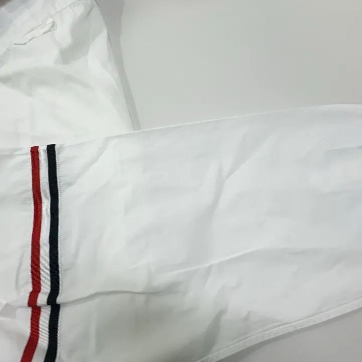 Thom Browne Thom Browne Classic Stripe Long Sleeve Shirt Size US L / EU 52-54 / 3 - 12 Thumbnail