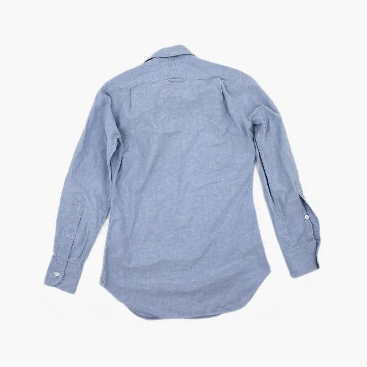 Thom Browne Thom Browne Blue Cotton Long Sleeve Shirt Size US S / EU 44-46 / 1 - 3 Thumbnail