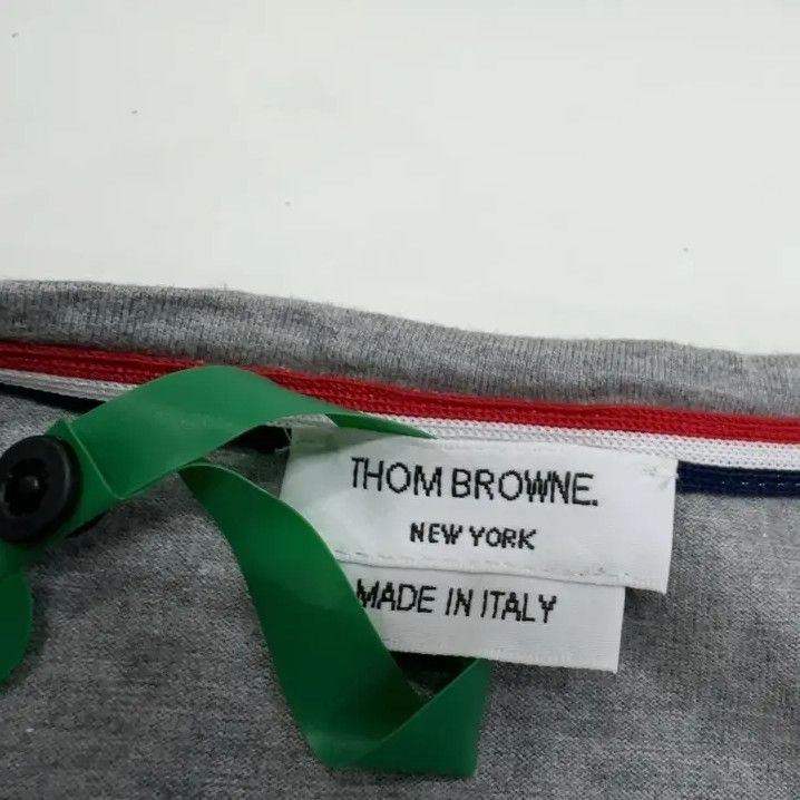 Thom Browne Thom Browne Grey Short Sleeve T-Shirt Size US S / EU 44-46 / 1 - 11 Thumbnail