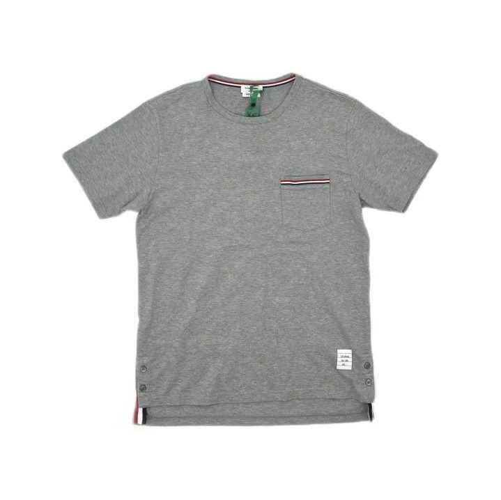 Thom Browne Thom Browne Grey Short Sleeve T-Shirt Size US S / EU 44-46 / 1 - 2 Thumbnail