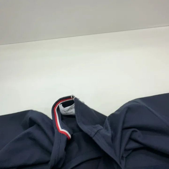 Thom Browne Thom Browne Navy Blue Tricolour Accent T-Shirt Size US M / EU 48-50 / 2 - 13 Thumbnail