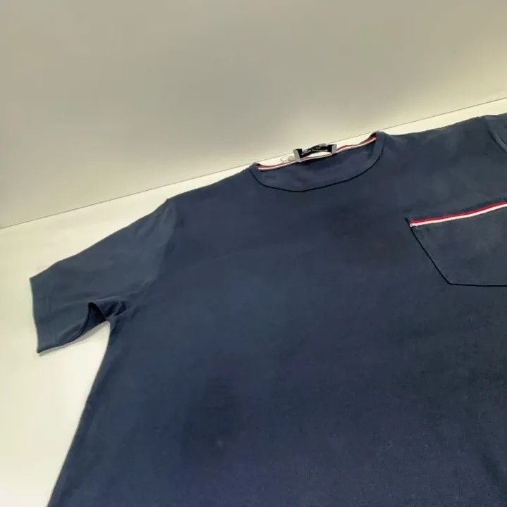 Thom Browne Thom Browne Navy Blue Tricolour Accent T-Shirt Size US M / EU 48-50 / 2 - 8 Thumbnail