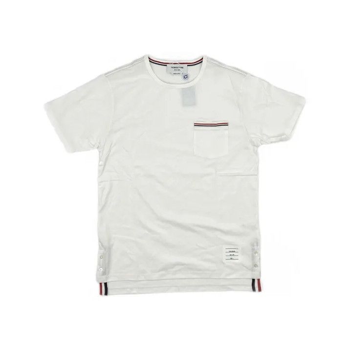Thom Browne Thom Browne White Short Sleeve T-Shirt Size US S / EU 44-46 / 1 - 2 Thumbnail