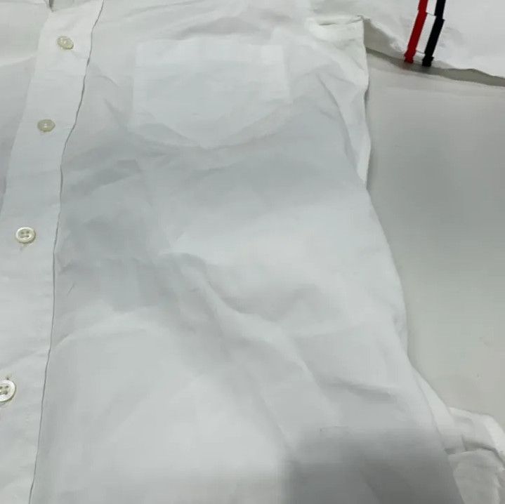 Thom Browne Thom Browne Striped Long Sleeve Shirt for Men Size US S / EU 44-46 / 1 - 13 Thumbnail