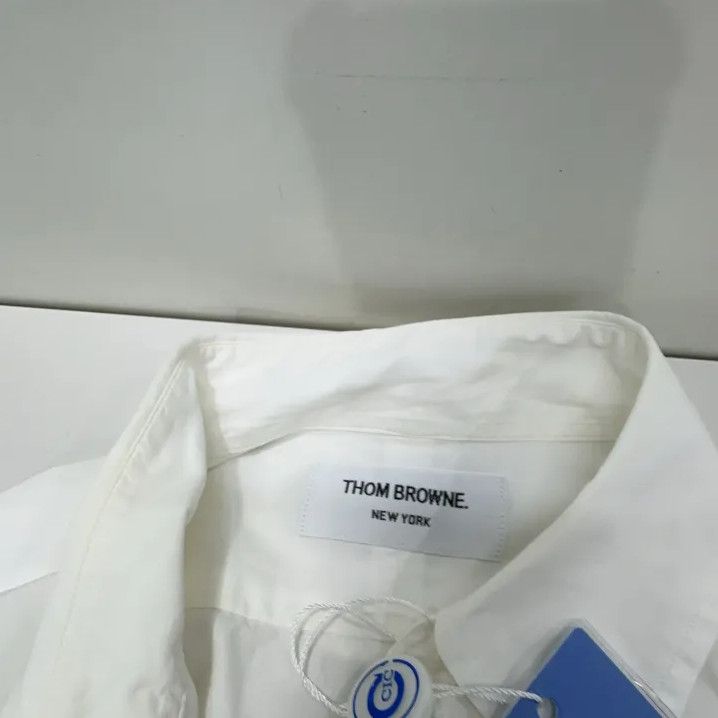Thom Browne Thom Browne Striped Long Sleeve Shirt for Men Size US S / EU 44-46 / 1 - 5 Thumbnail
