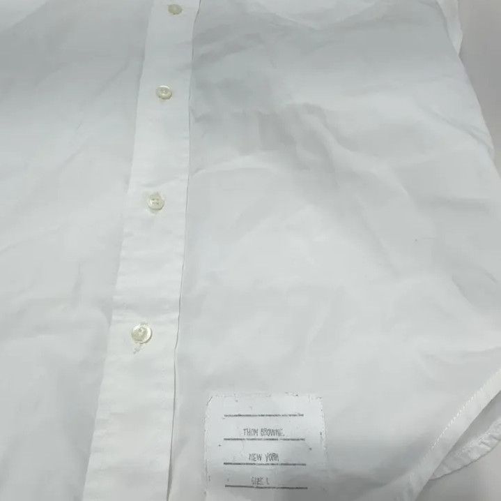 Thom Browne Thom Browne Striped Long Sleeve Shirt for Men Size US S / EU 44-46 / 1 - 11 Thumbnail