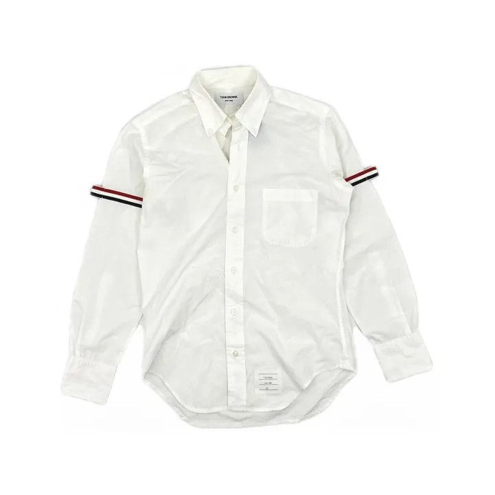 Thom Browne Thom Browne Striped Long Sleeve Shirt for Men Size US S / EU 44-46 / 1 - 2 Thumbnail