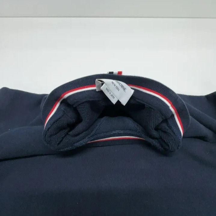 Thom Browne Thom Browne Classic Navy Striped Crewneck Sweatshirt Size US S / EU 44-46 / 1 - 7 Thumbnail
