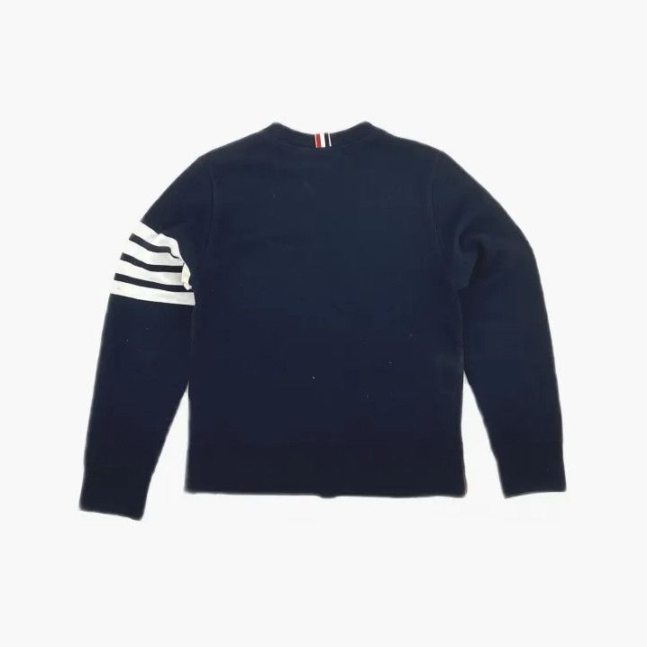 Thom Browne Thom Browne Classic Navy Striped Crewneck Sweatshirt Size US S / EU 44-46 / 1 - 3 Thumbnail