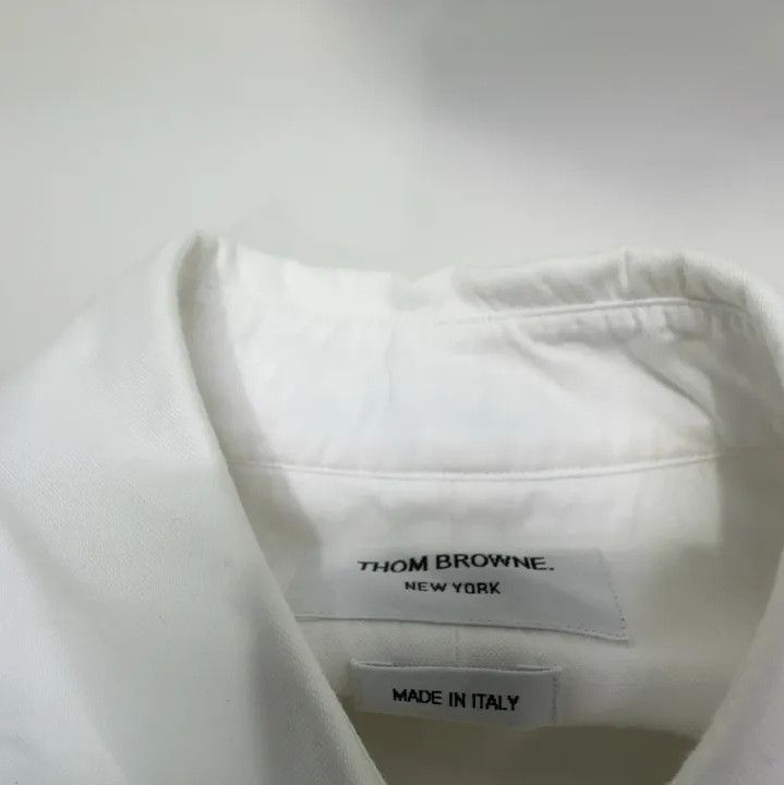 Thom Browne Thom Browne Classic White Button-Up Shirt Size US M / EU 48-50 / 2 - 5 Thumbnail