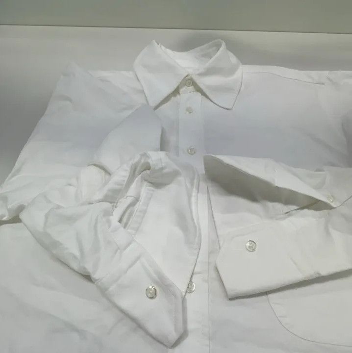 Thom Browne Thom Browne Classic White Button-Up Shirt Size US M / EU 48-50 / 2 - 10 Thumbnail