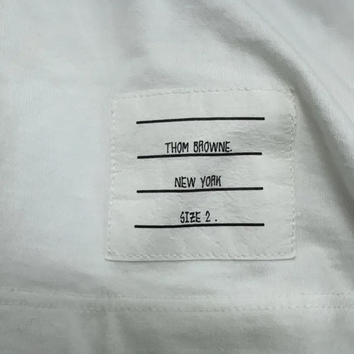 Thom Browne Thom Browne SS21 Colorful Stripe Cotton Tee Size US S / EU 44-46 / 1 - 5 Thumbnail