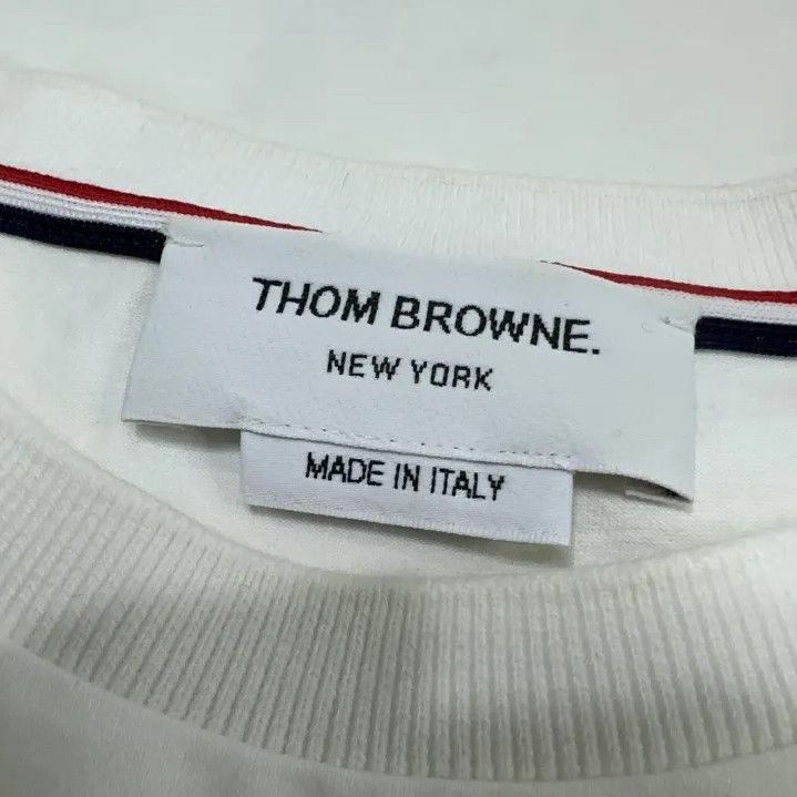 Thom Browne Thom Browne SS21 Colorful Stripe Cotton Tee Size US S / EU 44-46 / 1 - 4 Thumbnail