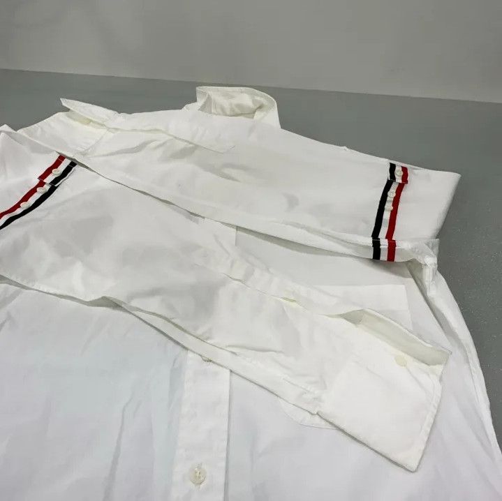 Thom Browne Thom Browne Classic Striped Long Sleeve Shirt Size US S / EU 44-46 / 1 - 13 Thumbnail